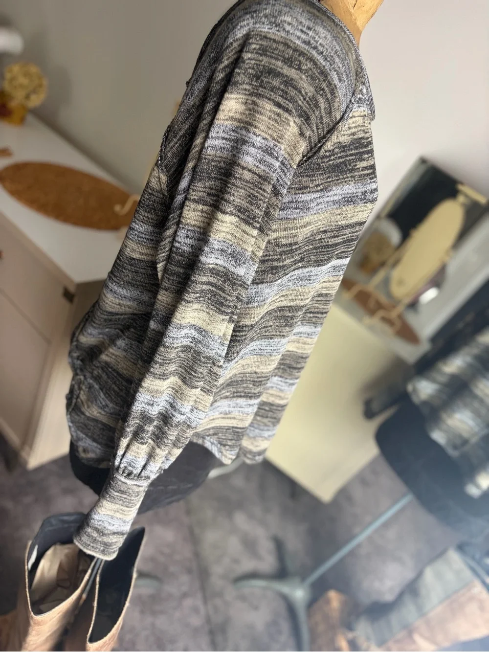 Free People Slouchy Carolina Hacci Sweater Tunic